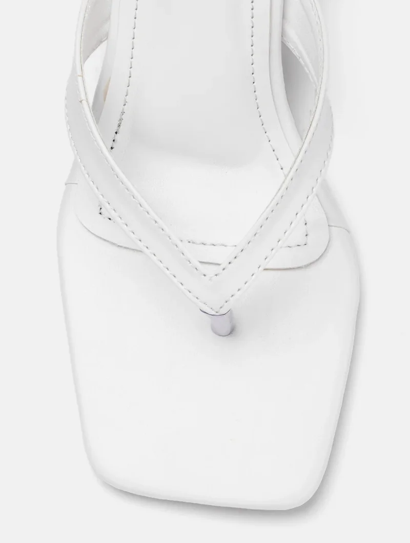 ZORIWORLD  Frost Women High Heel Thong Sandal 3 Inch Heeled Premium Vegan All Day Comfort For Casual Brunches, Festive Celebrations, Summer Looks for Women | Best Price UAE