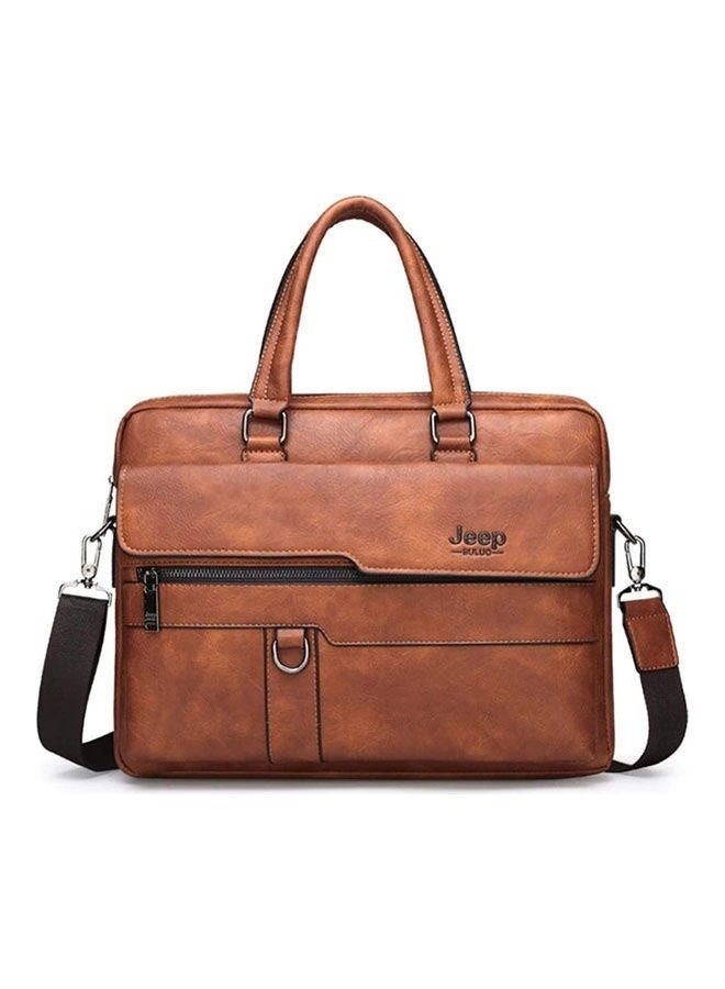 جيب شنطة جلد -جيب بولو-لاب توب- بحزام قابل للتعديل - هافان - Image 1