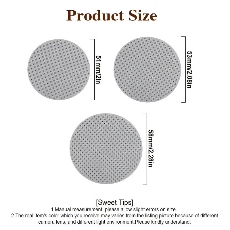 Stainless Steel Reusable Coffee Portafilter Puck Screen 58mm Espresso Filter Disc Mesh for Espresso Machine Accessories - Image 4