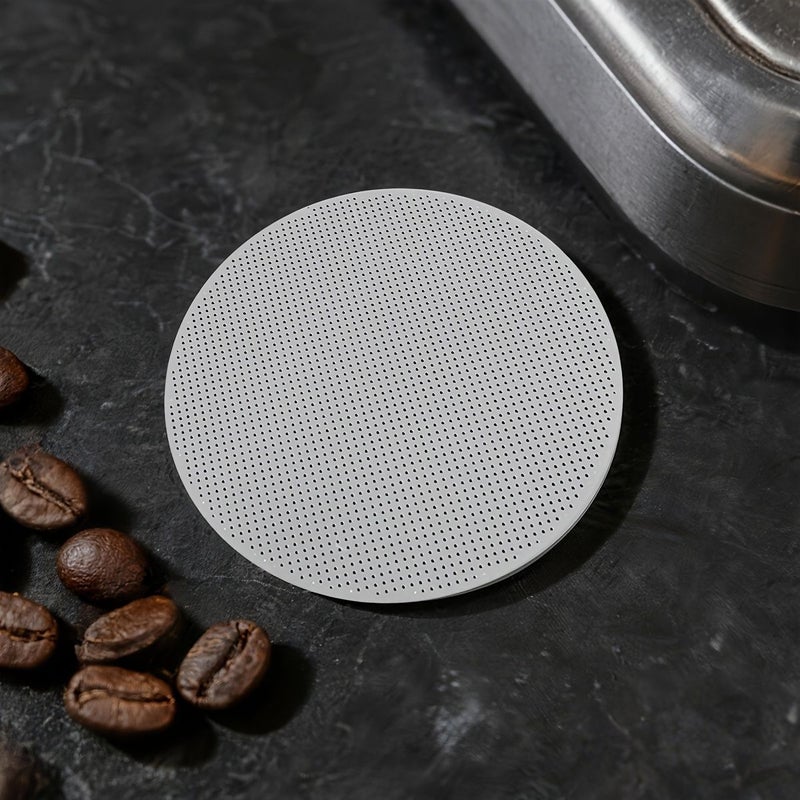 Stainless Steel Reusable Coffee Portafilter Puck Screen 58mm Espresso Filter Disc Mesh for Espresso Machine Accessories - Image 1