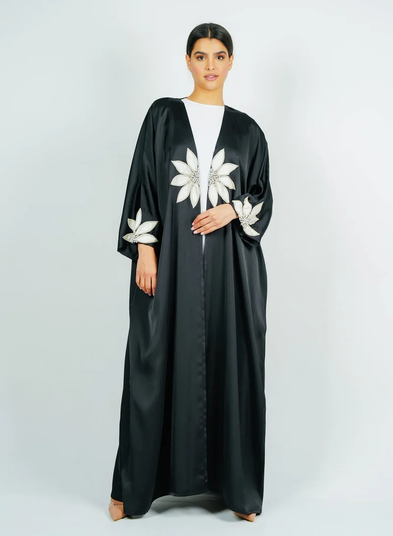 Elegant Bisht with Embroidery Flower And stones