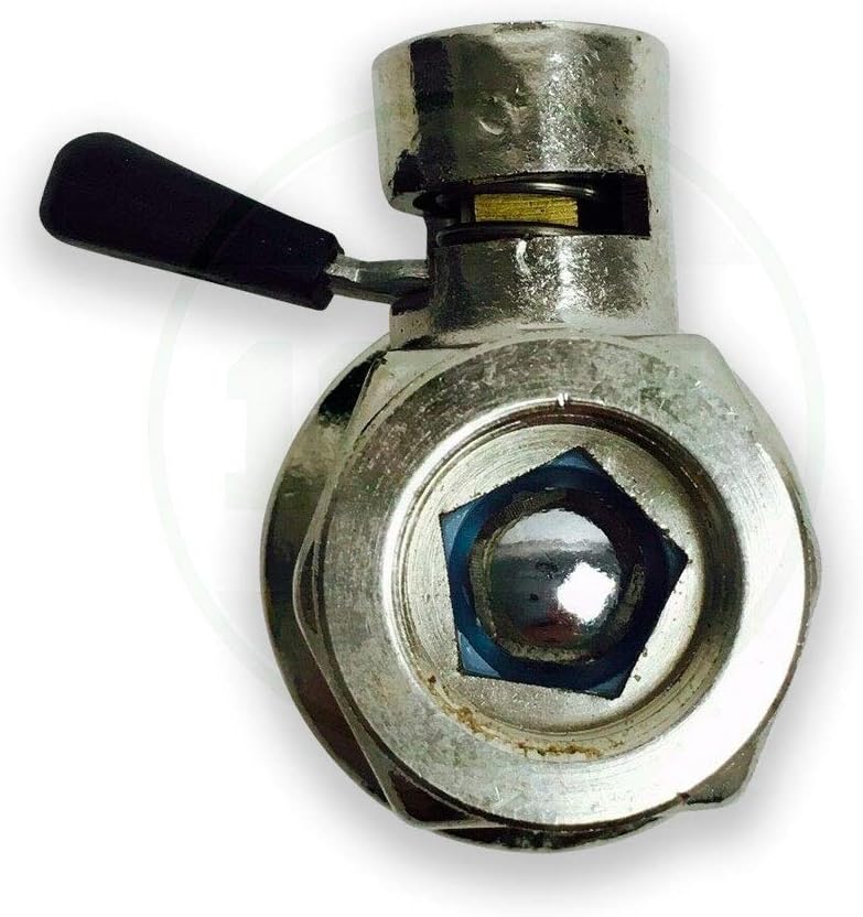 EZ Oil Drain Valve EZ (EZ-211) Silver 27mm-2.0 Thread Size Oil Drain Valve - Image 2