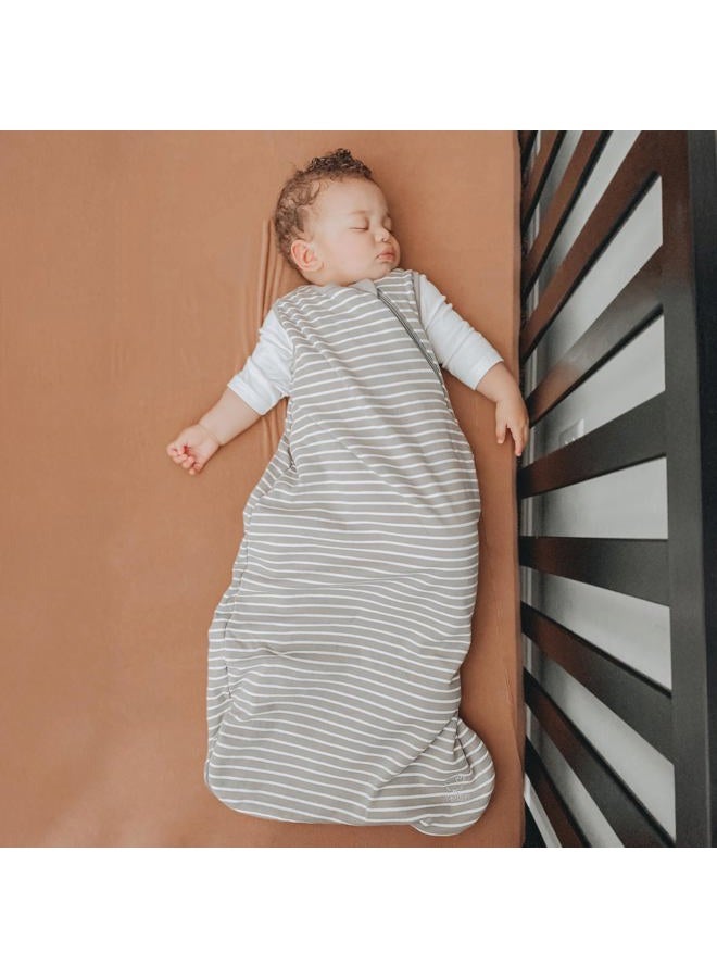 Woolino 4 Season Toddler Sleeping Bag, Merino Wool Baby Sleep Bag Sack, 2-4 Years, Gray - Image 3