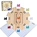 GOTHINK Mexican Train Dominoes Accessories Set Large Size Pine Hub 9 Colorful Metal Markers 50Sheet Score Pads2 - Image 3