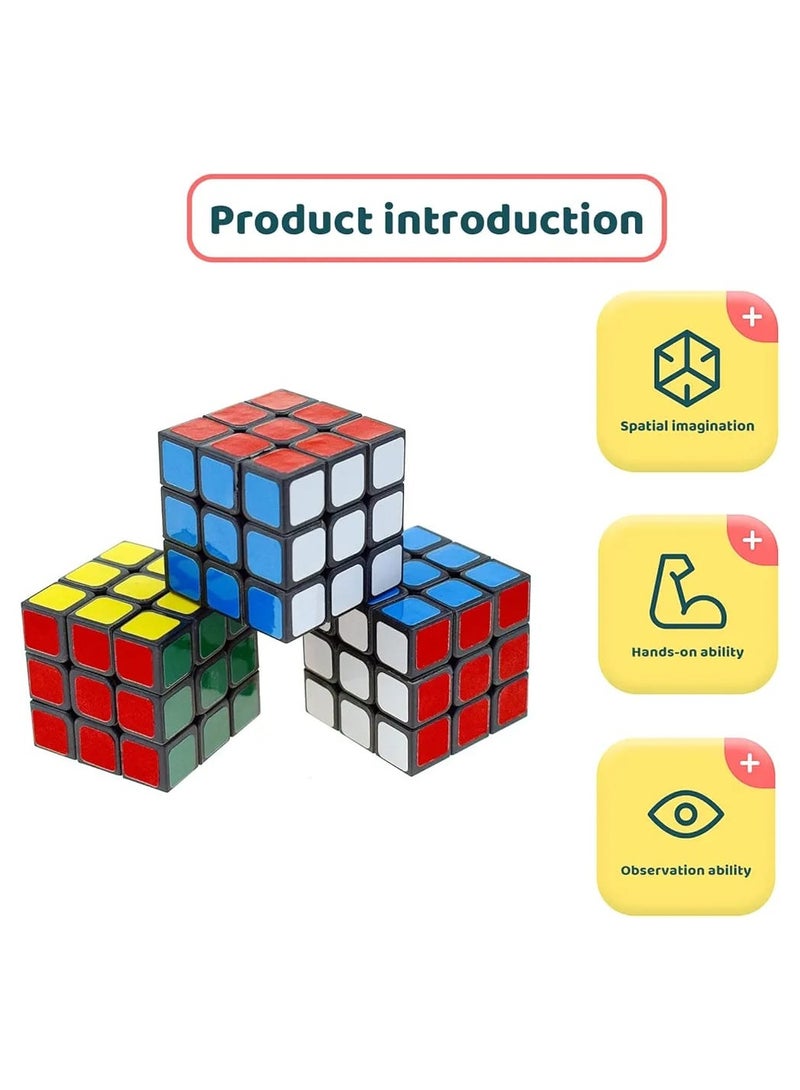 60-Pack Mini Magic Cube Puzzle Toys – Party Favors for Kids, Birthday Gifts, Stress Relief Toys, Goody Bag Fillers, Classroom Rewards, and School Prizes  - Image 2