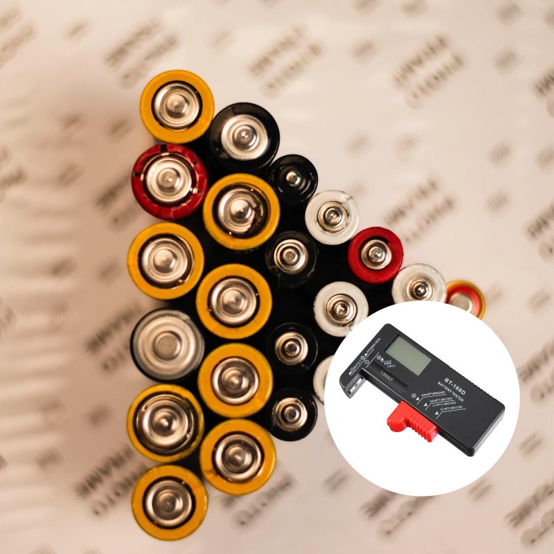 AA AAA 9V Button Battery Tester Volt Checker Portable Digital Display for Household Travel - Image 5