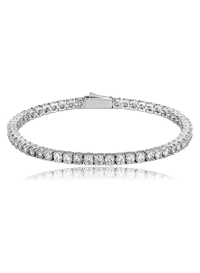 bracelet Tennis Bracelet 14K Plated 3/4/5mm (6.30 - 19.00 ct)