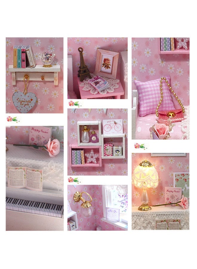DIY Loft Mini 3D Wooden Dollhouse 30x7.5x23.6cm - Image 3