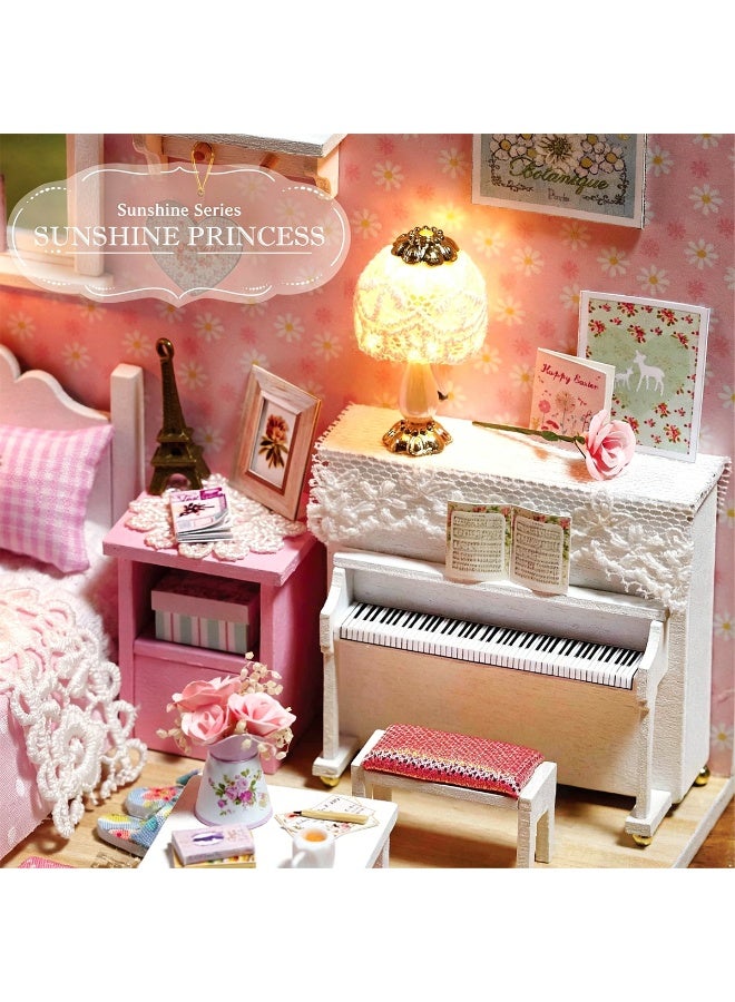 DIY Loft Mini 3D Wooden Dollhouse 30x7.5x23.6cm - Image 2