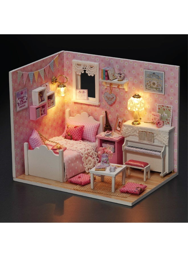 DIY Loft Mini 3D Wooden Dollhouse 30x7.5x23.6cm - Image 4