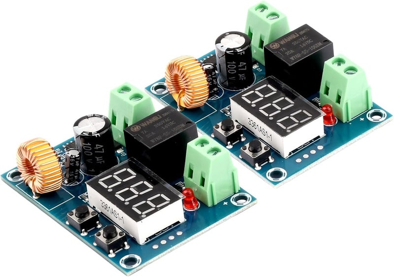 FORIOT 2Pcs XH-M609 Voltage Protection Digital Display Switch Module DC 12V-36V Low Voltage Disconnect Protection Over Discharge Protection Module - Image 1