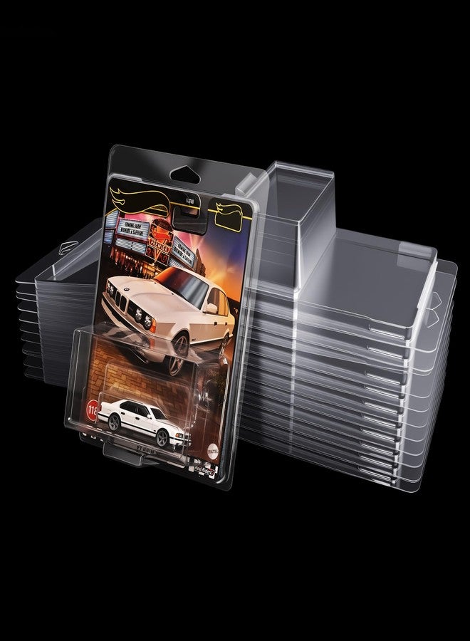 KASTUN Protector Case For Hot Wheels Premium-Clamshell Plastic Display Cases 1:64 Scale Models, Crystal Clear Uv-Resistant, Dust-Proof & Scratch-Resistant Storage With Secure Seal (20-Pack) - Image 1