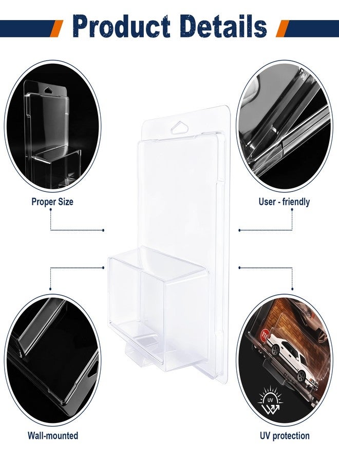 KASTUN Protector Case For Hot Wheels Premium-Clamshell Plastic Display Cases 1:64 Scale Models, Crystal Clear Uv-Resistant, Dust-Proof & Scratch-Resistant Storage With Secure Seal (20-Pack) - Image 4