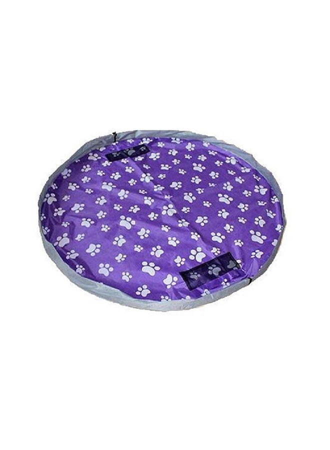 NIBEMINENT Printed Waterproof Picnic Mat Purple 80centimeter - Image 1