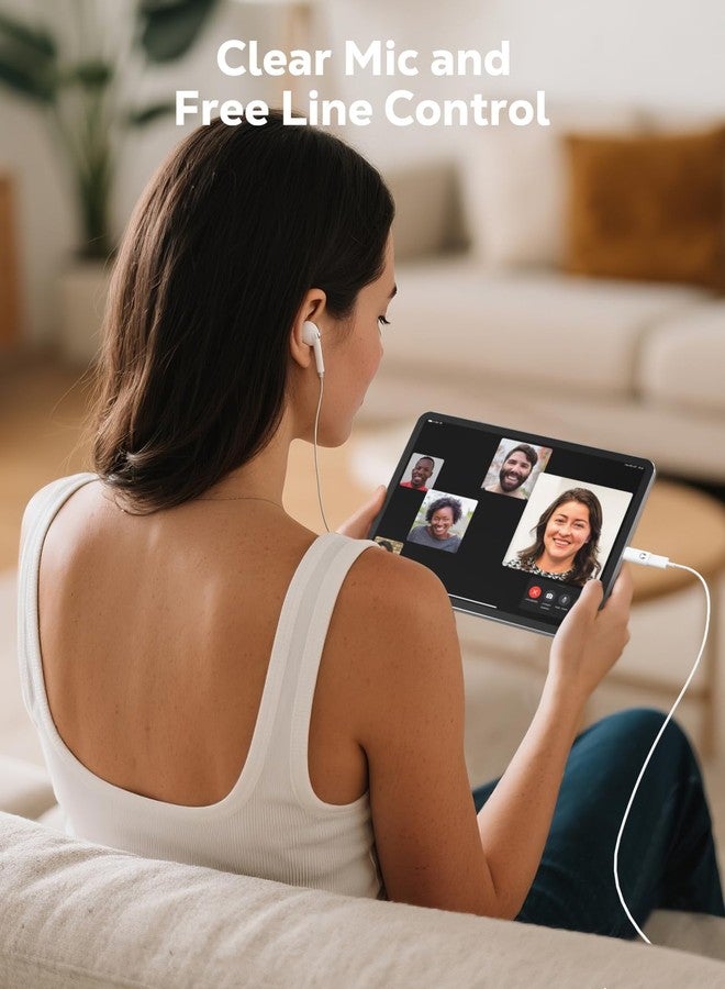 MoKo Lightning to USB C Adapter for Headphones for iPhone Air 17 16 15 Pro Max Plus, Lightning to USB C Adapter Audio for iPad Pro/Air, Not for Charging/Data Transfer/Lavalier Mic/Speakers - Image 5