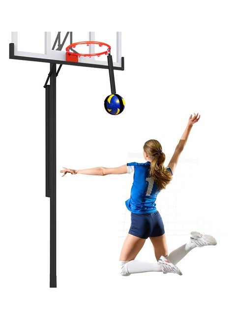 Volleyball Spike Trainer & Basketball Hoop Training System - Enhance Serving, Jumping, Arm Swing Mechanics, and Spiking Power; Ideal Training Aid for Beginners.