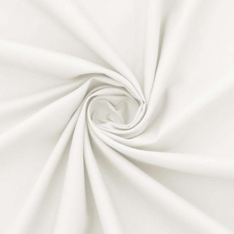 KKJIAF 2 Yard White Cotton Fabric 61 Inch Wide, Soft & Breathable Cotton Broadcloth Fabric for Sewing Clothes, Apparel, Costume, Craft - Image 1