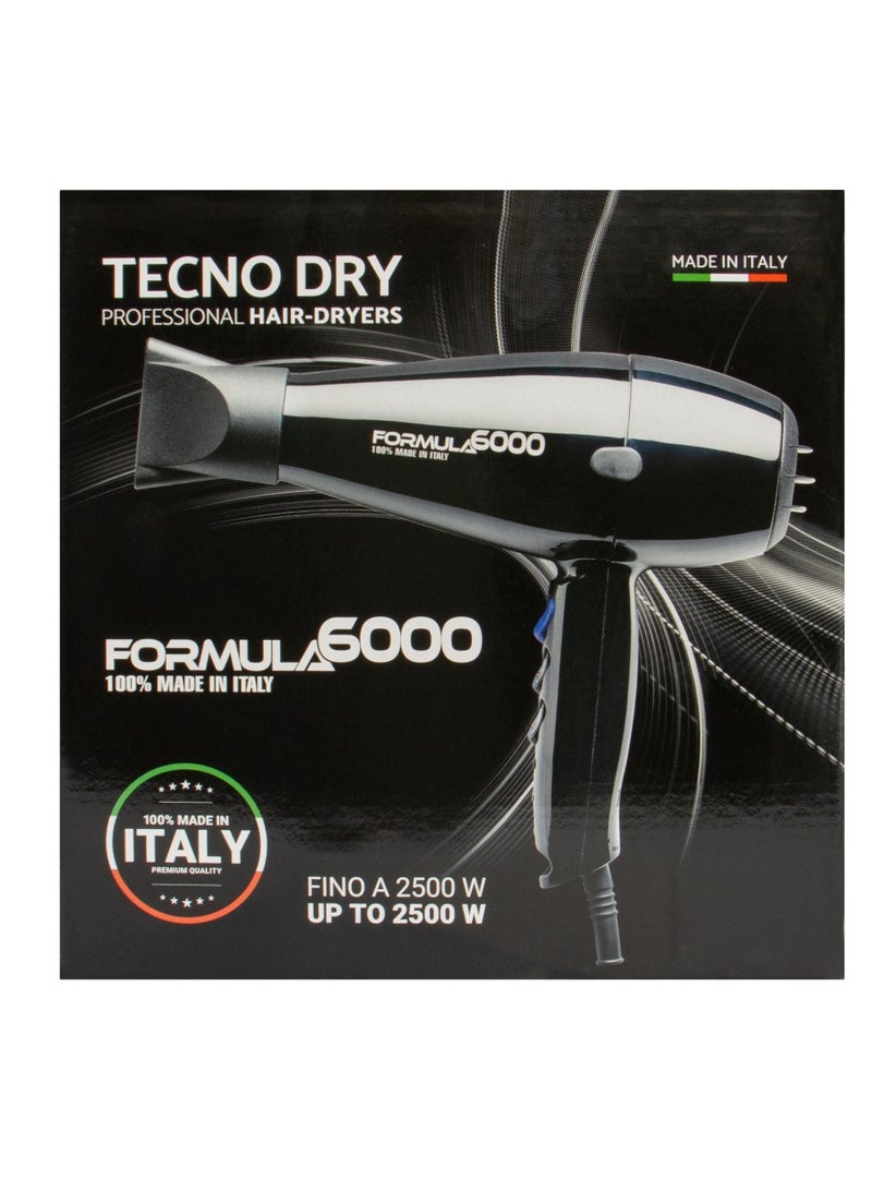 Tecno Dry Black Italian Hair Dryer 2500 watts - Image 5