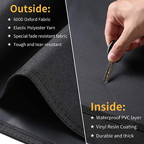 SUPJOYES Grill Cover for Oklahoma Joe's Highland Offset Smoker, Heavy Duty Waterproof Oklahoma Joe Smoker Accessories - Image 5