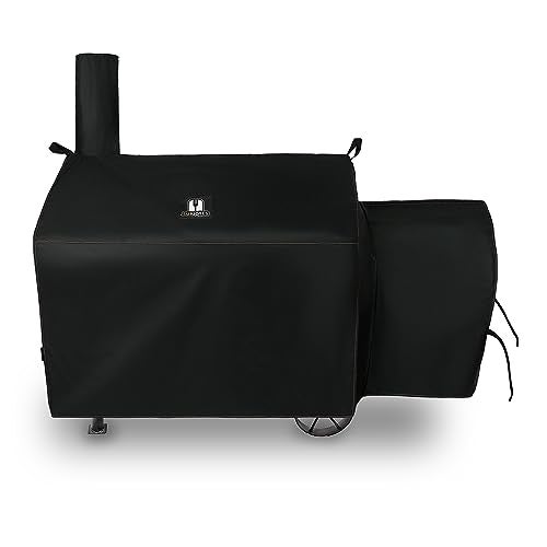 SUPJOYES Grill Cover for Oklahoma Joe's Highland Offset Smoker, Heavy Duty Waterproof Oklahoma Joe Smoker Accessories - Image 1
