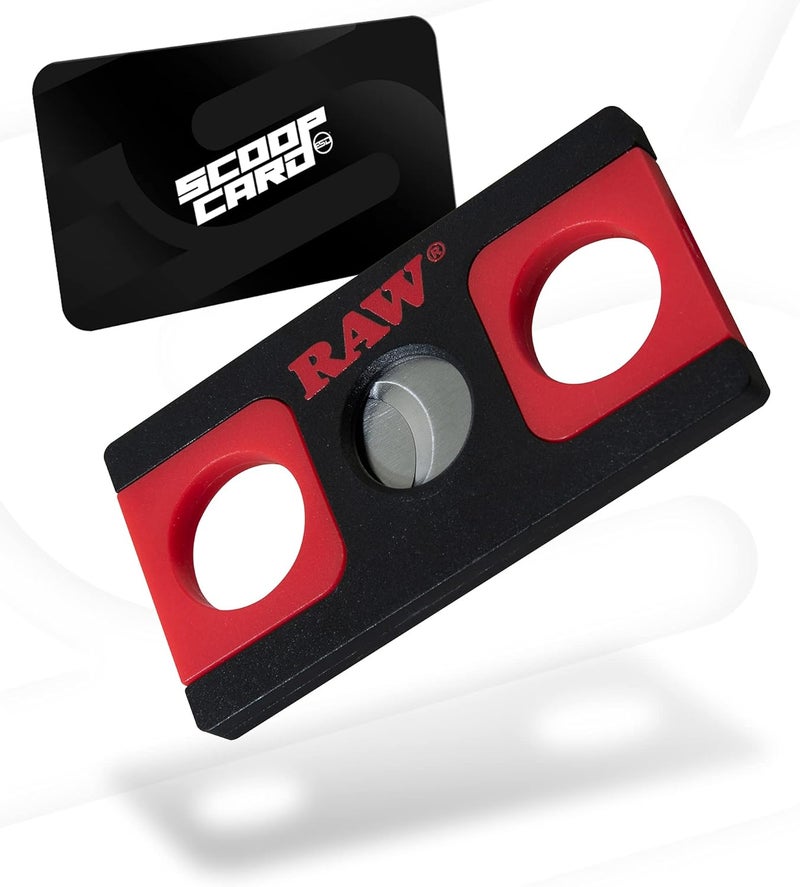 Raw Pre-Rolled Cone Cutter Designed Rolling Papers - Sharpened Blades Angled for Clean Smooth Cutting - Guillotine Styled Double Cut Blade Design - Image 2