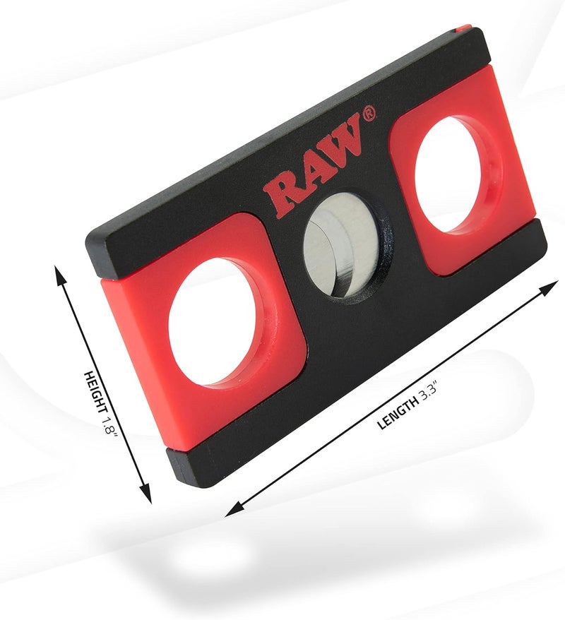Raw Pre-Rolled Cone Cutter Designed Rolling Papers - Sharpened Blades Angled for Clean Smooth Cutting - Guillotine Styled Double Cut Blade Design - Image 3