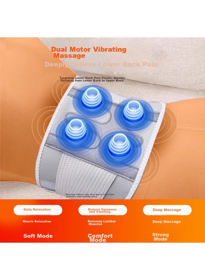 Zeamo Electric Heating Waist Support, Warm Therapy Massage, Lumbar Disc Herniation, Labor Injury, Hot Compress, Uterus Warming, Waist Massager - Image 3