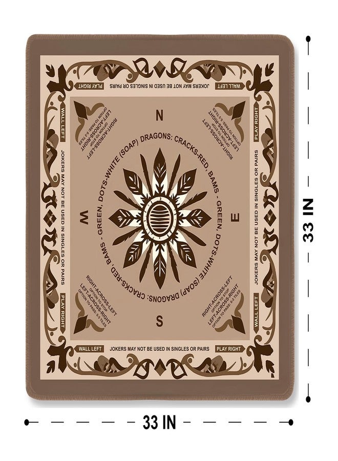 EVERSHOW Mahjong Mat （Brown） - Image 5