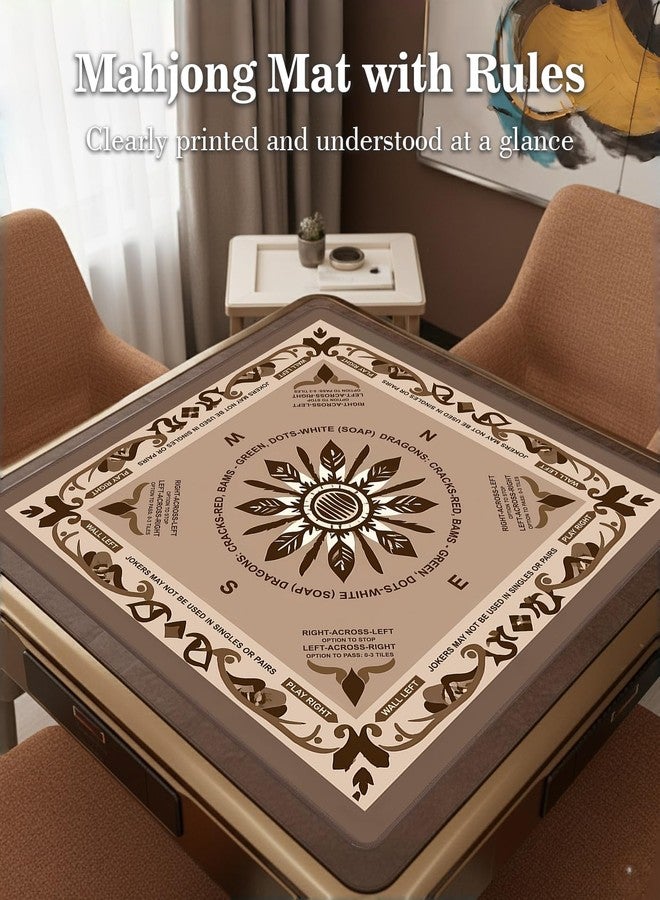 EVERSHOW Mahjong Mat （Brown） - Image 2