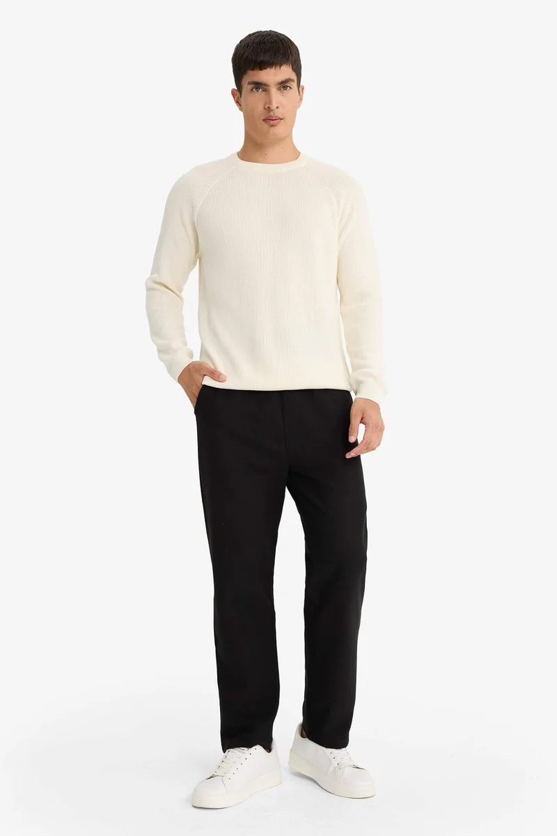 ديفاكتو Regular Fit Tie Waist Sweatpants