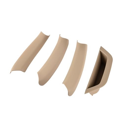 OVANOH 4PCS Beige Driver Door Armrest Box and Pull Handle kit Covers Trim Compatible with X3 X4 F25 F26 20112017 Left Side Storage Box - Image 1