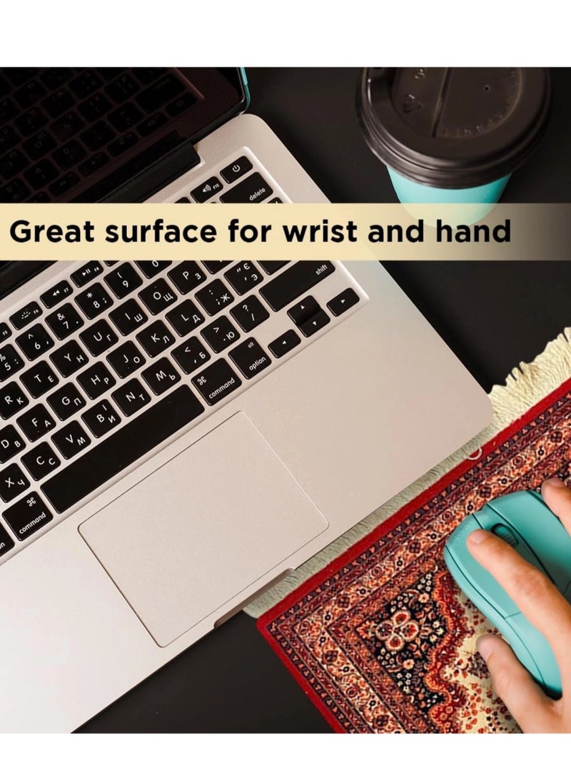 Brutelle Coffee Mat Arabic Style Absorbent Insulated Coaster Coffee or Tea Coaster Table Mat Heat Resistant Drying Non-slip Coffee Coaster Suitable for Coffee Machine, Coffee Pot, Coffee Accessories 1 Piece  - Image 4