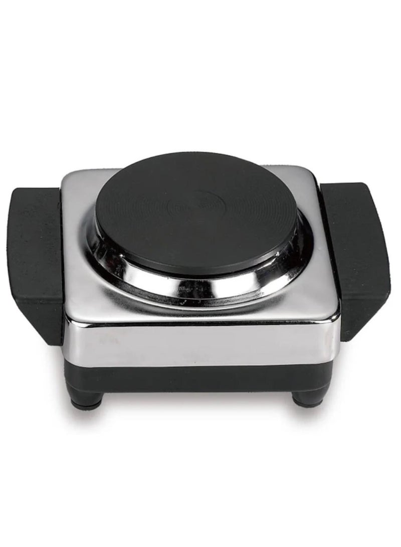 Single Electric Hot Plate – Portable Electric Hot Plate Cool Touch Handle, Adjustable Temperature Control, Overheat Protection – Compact Tabletop Cooker for Home, Dorm & Office Use
