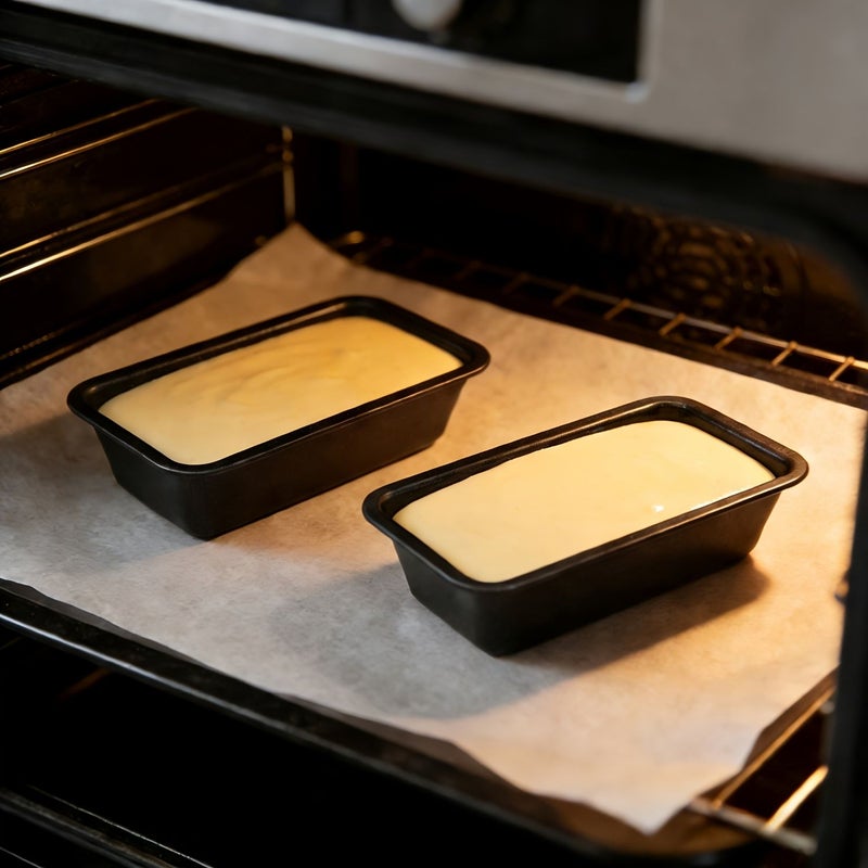 Set Of 6 Six Inch Carbon Steel Bread Plate Non Stick Baking Pan For Homemade Cakes And Mini Pies - Image 5