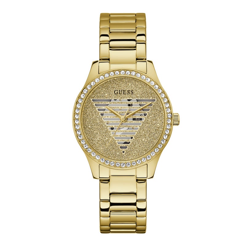 GUESS Women's Quartz Watch GW0605L2 Gold-Tone 38mm - Image 1