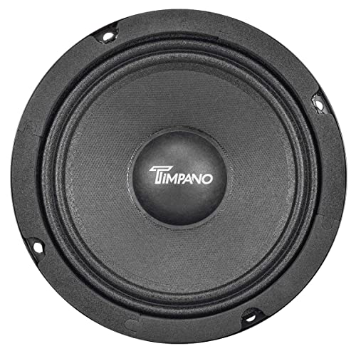 Timpano 6.5 Inch Shallow Midrange Speaker 500 Watts Max Power TPT-MR6-4 PRO, 6.5 Midrange Speakers 4 Ohm Shallow Mount Car Audio Speaker, Pro Audio Loudspeaker Compact for Doors (Single) - Image 5