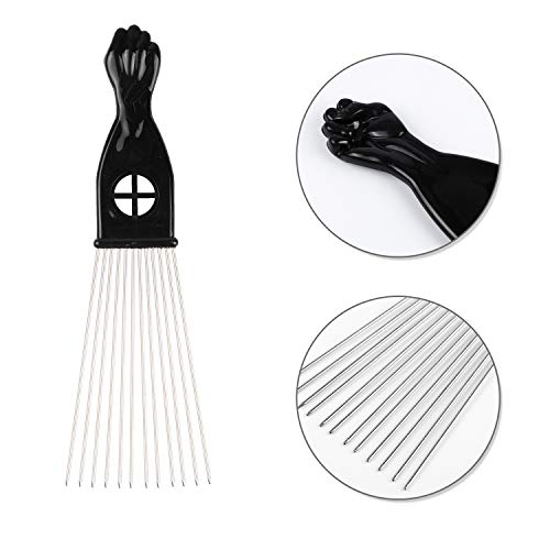 Folansy Afro Metal African American Hairdressing Tool for Hair Styling (Fist Style) - Image 3