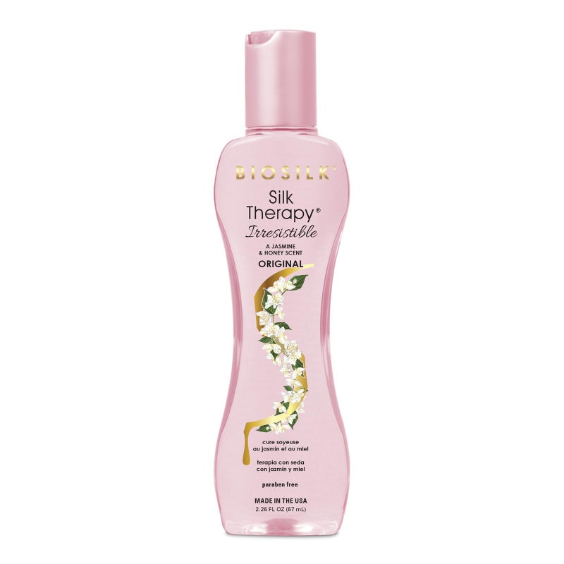BioSilk Irresistible Collection Silk Therapy Leave-in Treatment, For All Hair Types, Jasmine & Honey Scent, Sulfate, Paraben, & Cruelty-Free, 2.26 Oz - Image 1