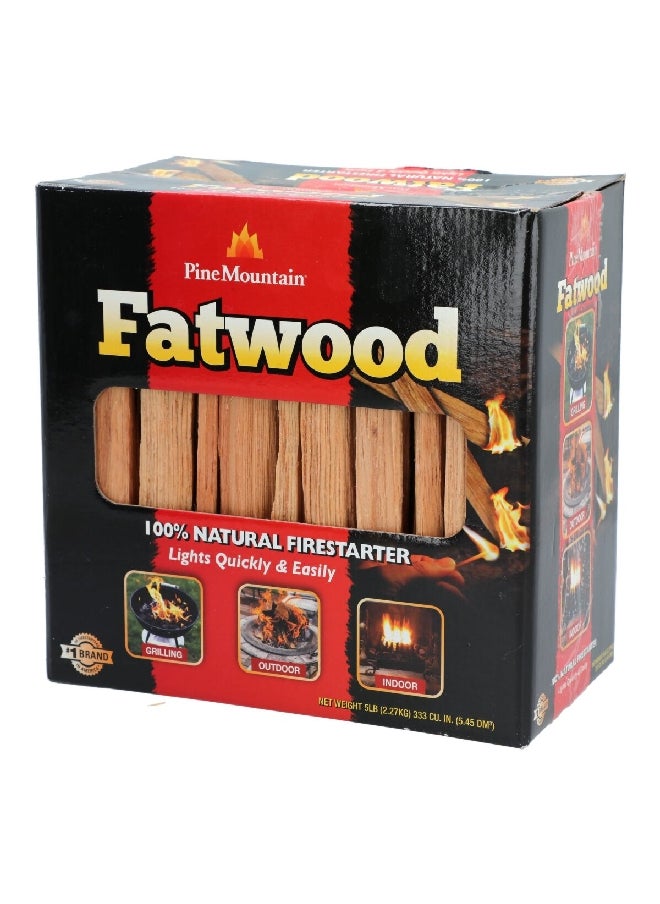 Pine Portable Firestarter Fatwood Natural Brown 2.27 kg  - Image 2