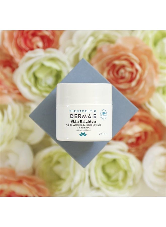 derma-e كريم ديرما إي لتفتيح البشرة - كريم لتفتيح البقع الداكنة - مُفَتِح طبيعي للوجه والجسم للبقع العمرية، فرط التصبغ وتفاوت لون البشرة، 2 أونصة - Image 4