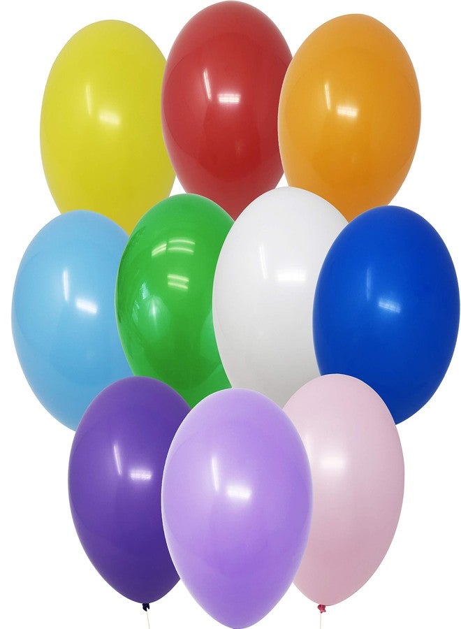 اولجالا مجموعة ألغالا من 100 بالون لاتكس فاخر مملوء بالهيليوم، مقاس 9 بوصات، لتزيين حفلات أعياد الميلاد، وحفلات استقبال المولود، وحفلات الخطوبة، وحفلات الزفاف - تشكيلة متنوعة - BL52100 - Image 2