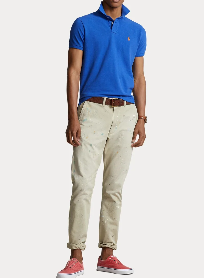 POLO RALPH LAUREN Custom Slim Fit Mesh Polo Shirt