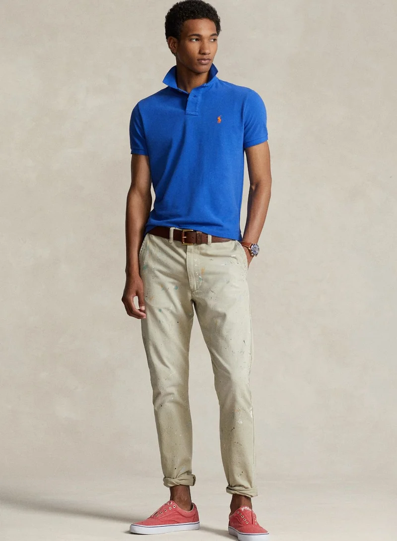 POLO RALPH LAUREN Custom Slim Fit Mesh Polo Shirt