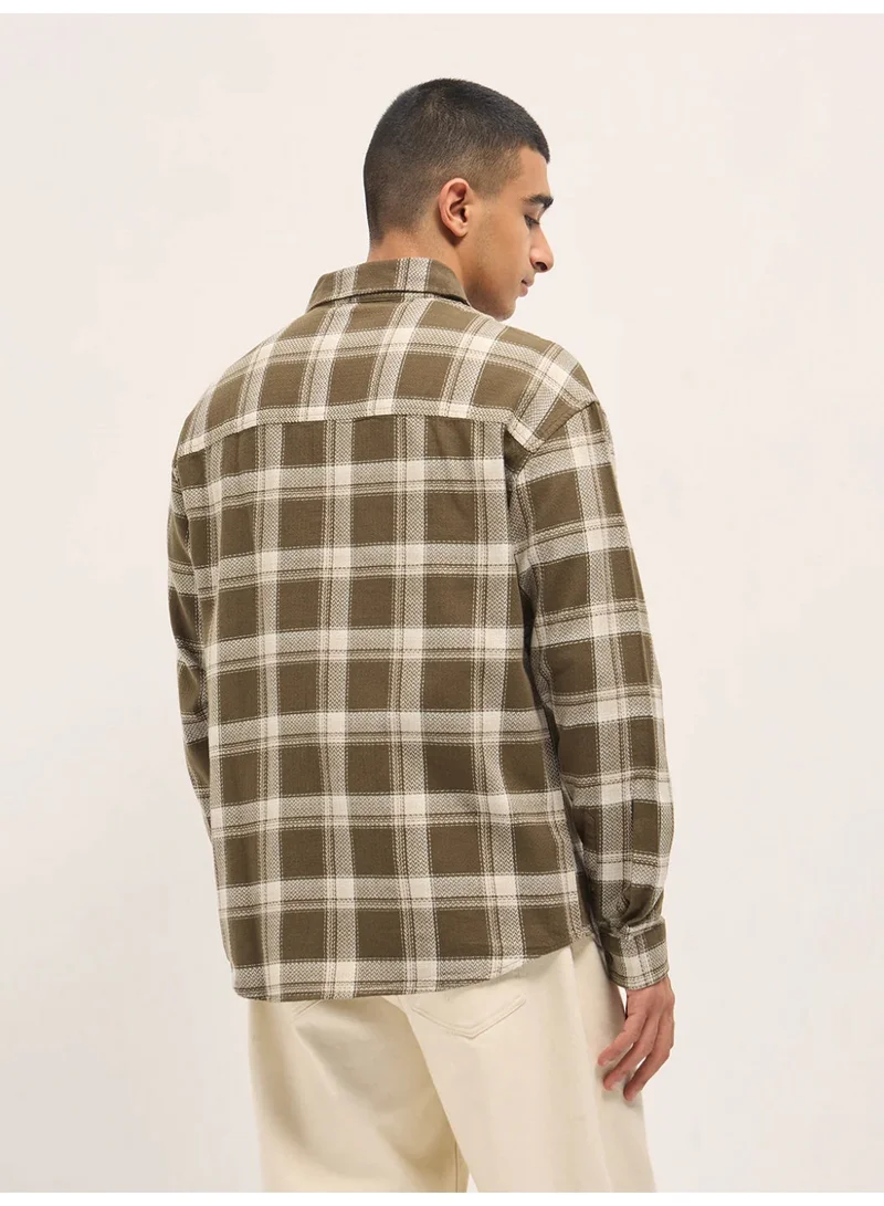 THE BEAR HOUSE  Men’s Trendy Shacket for All Seasons | Casual Overshirt Jacket for Men | Versatile Outerwear Layer for Office, Streetwear & Travel | Modern Smart Look for Everyday Outfits for Men | Best Price UAE