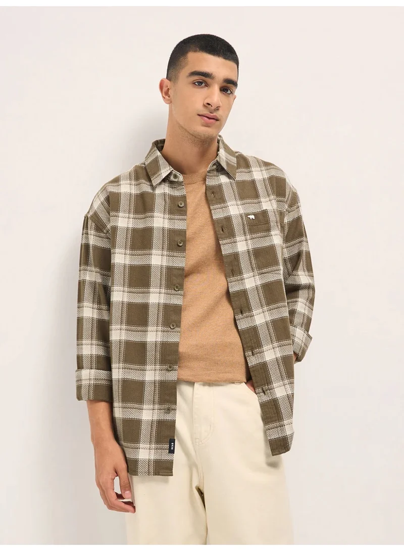 THE BEAR HOUSE  Men’s Trendy Shacket for All Seasons | Casual Overshirt Jacket for Men | Versatile Outerwear Layer for Office, Streetwear & Travel | Modern Smart Look for Everyday Outfits for Men | Best Price UAE