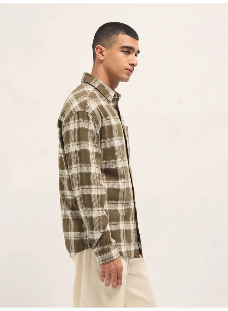 The Bear House  Men’s Trendy Shacket for All Seasons | Casual Overshirt Jacket for Men | Versatile Outerwear Layer for Office, Streetwear & Travel | Modern Smart Look for Everyday Outfits for Men | Best Price UAE