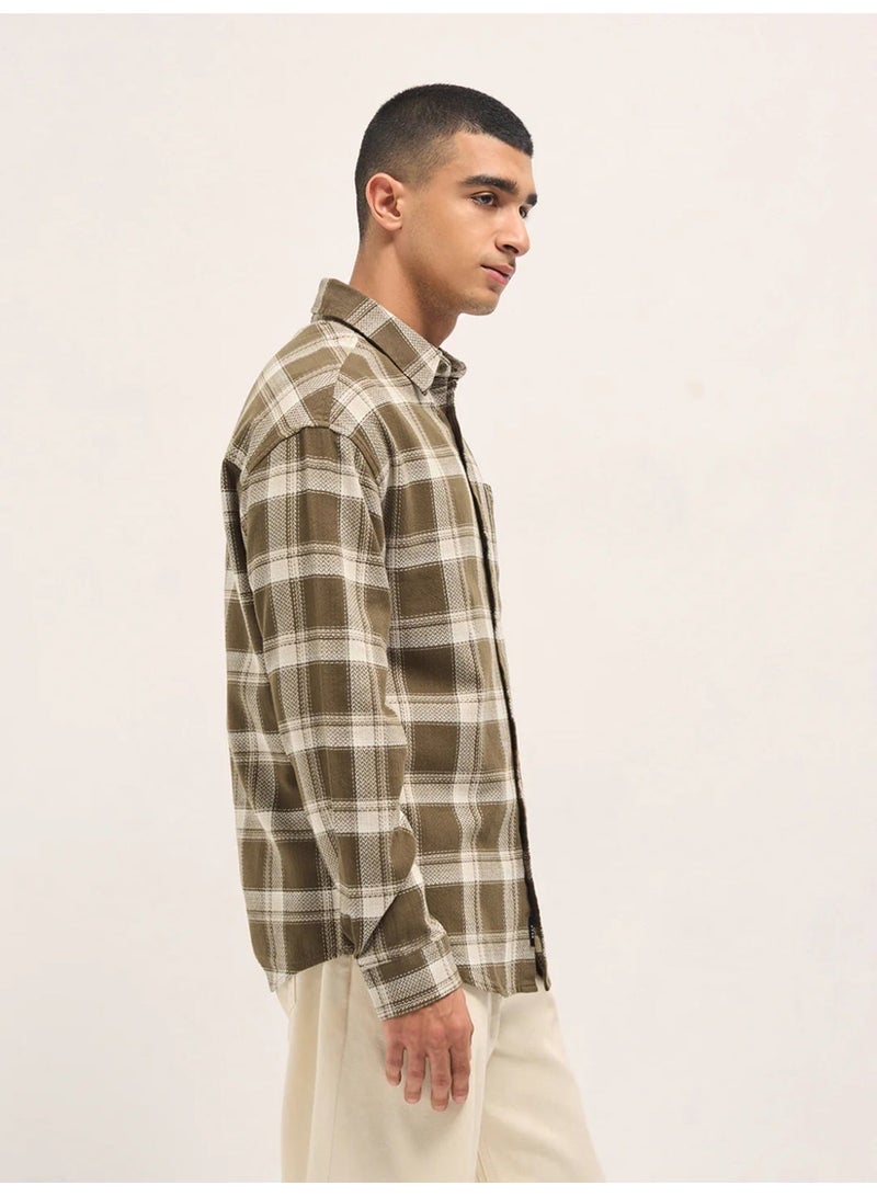 THE BEAR HOUSE Men’s Trendy Shacket for All Seasons | Casual Overshirt Jacket for Men | Versatile Outerwear Layer for Office, Streetwear & Travel | Modern Smart Look for Everyday Outfits - Image 4