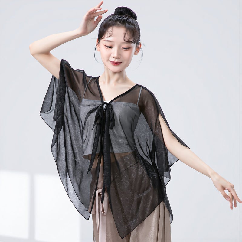 Ultra Light Portable Dance Top Compact Foldable Travel Blue M - Image 3