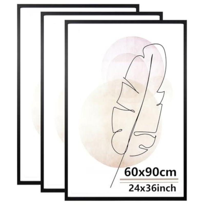 Black 24x36 inch 3 packpicture frame - Image 5