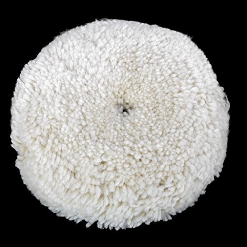 Inditrust 7 Inch Wool Polishing Pad Bonnet for Car & Furniture Cleaning, Buffing & Waxing | Soft Wool Polishers Pad | 180 mm Multi-Purpose Buffer Pad - Image 5